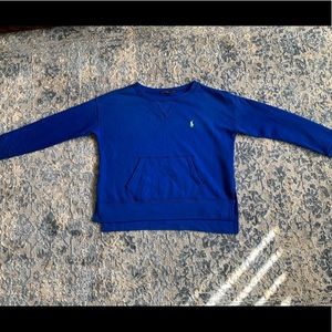 Polo crewneck w/ front pocket